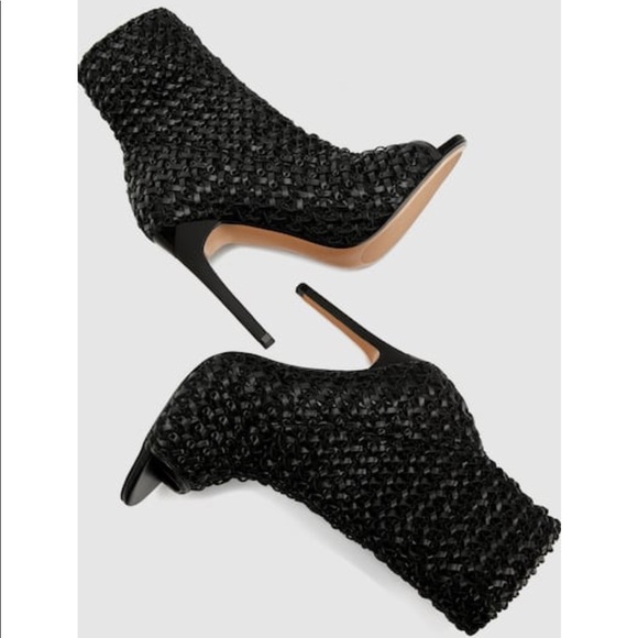 Zara braided ankle boots sandals - Picture 7 of 8